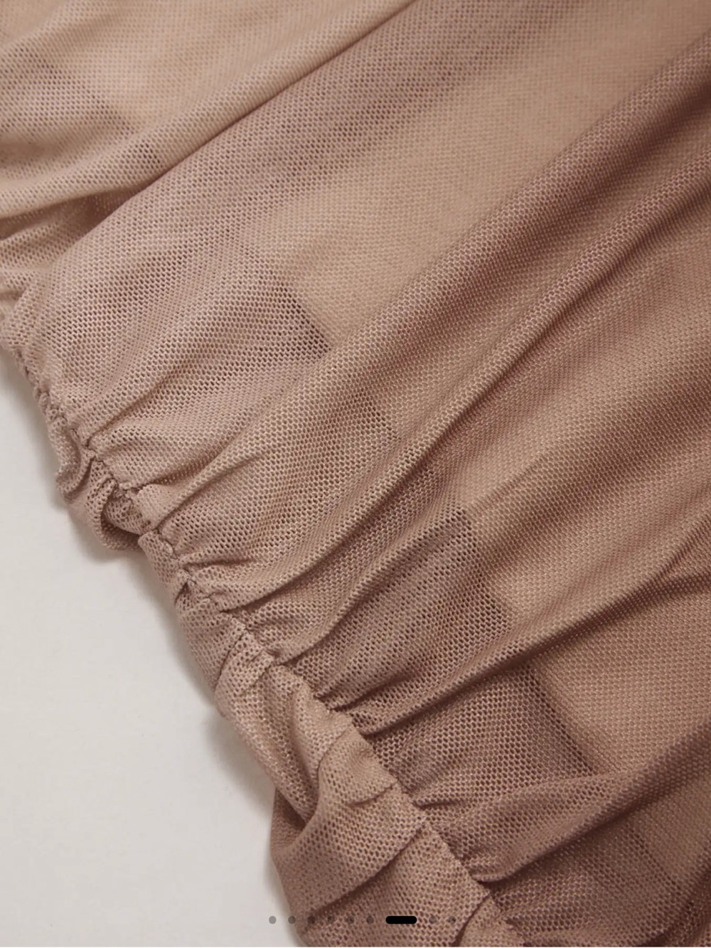 Cider Mesh Gradient Ruched Maxi Dress - Picture 9 of 10